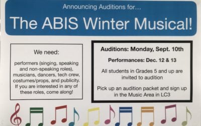 Winter Musical Auditions!
