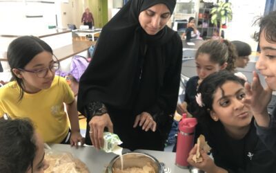 خبزٌ ولبنٌ في الصف  الرابع