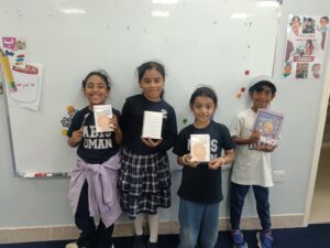 A competition was held for Grade 1, and gifts were distributed. The gifts were chosen according to each student’s preferred choice. It was a joyful and motivating activity that encouraged the students to participate enthusiastically.