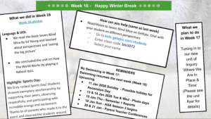 Week 16: Happy Winter Break