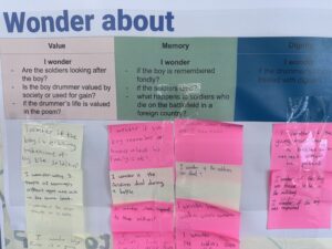 Grade 9 Explore Poetry Through Thinking Routines