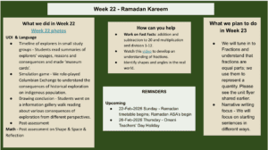 Week 22: Ramadan Kareem