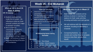Week 26: Eid Mubarak