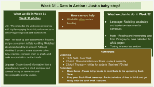 Week 31- Data in Action: Just a baby step!
