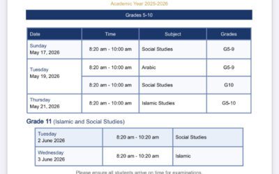 Exam Preparations الاستعداد للاختبارات